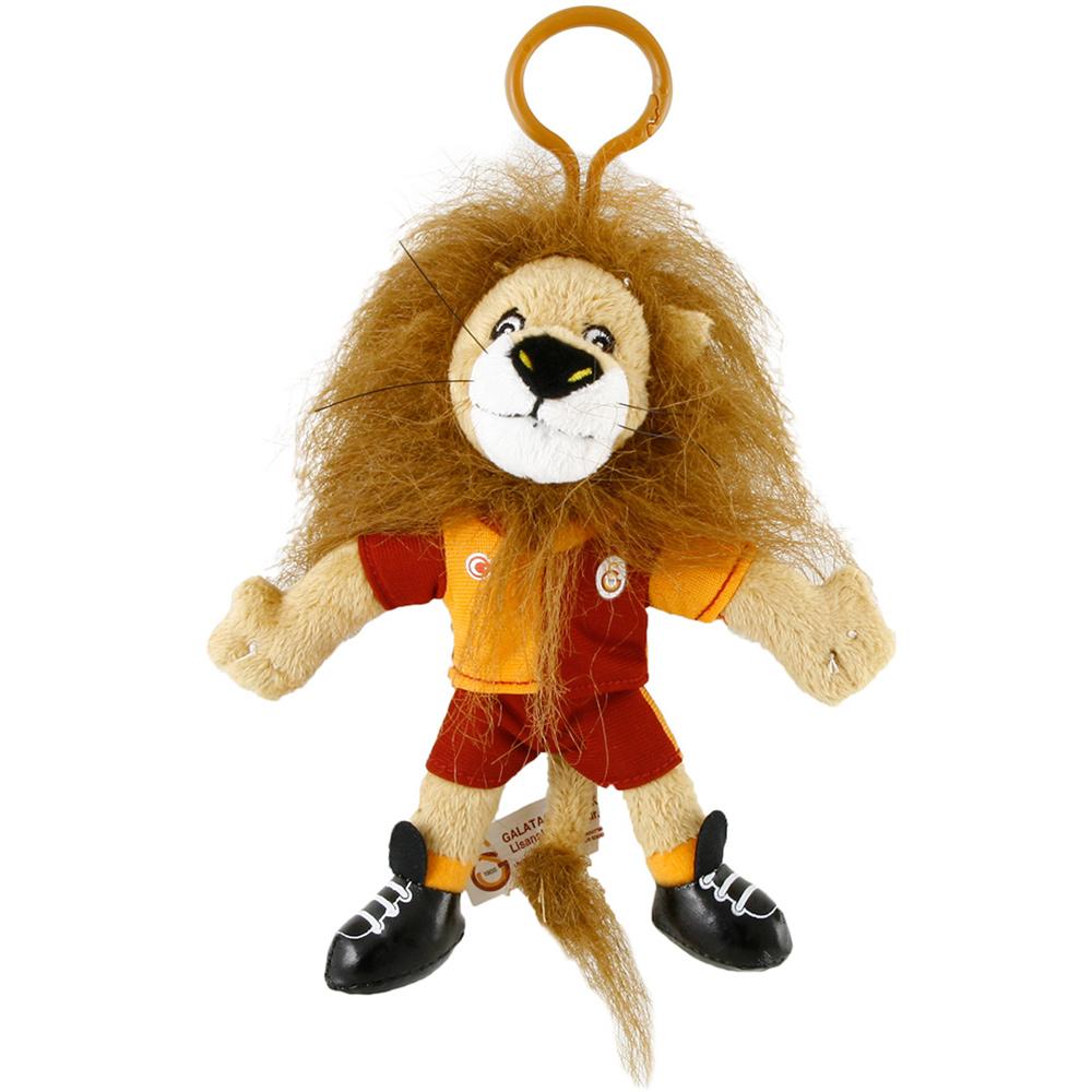 Galatasaray Lisanslı Aslan Figür Peluş Anahtarlık 13 cm
