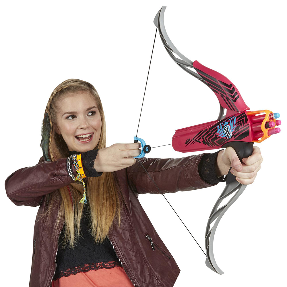 Nerf Rebelle Strongheart Bow Pembe
