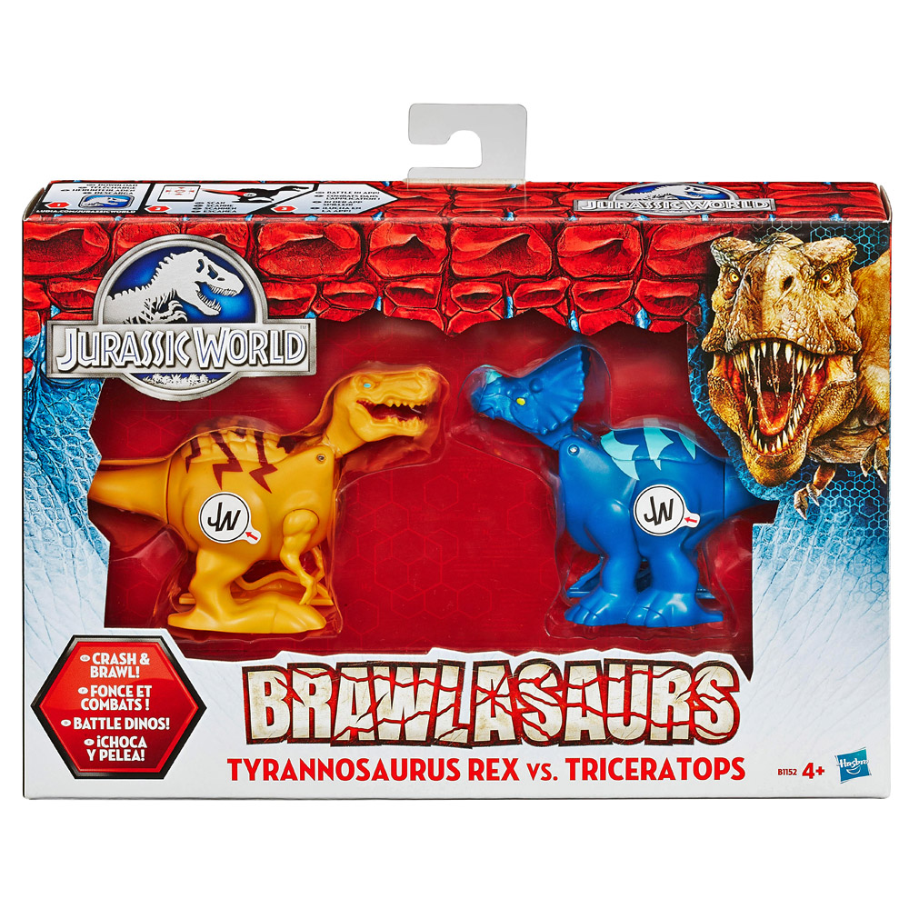 Jurassic World Tyrannosaurus Rex ve Trıceratops İkili Figür