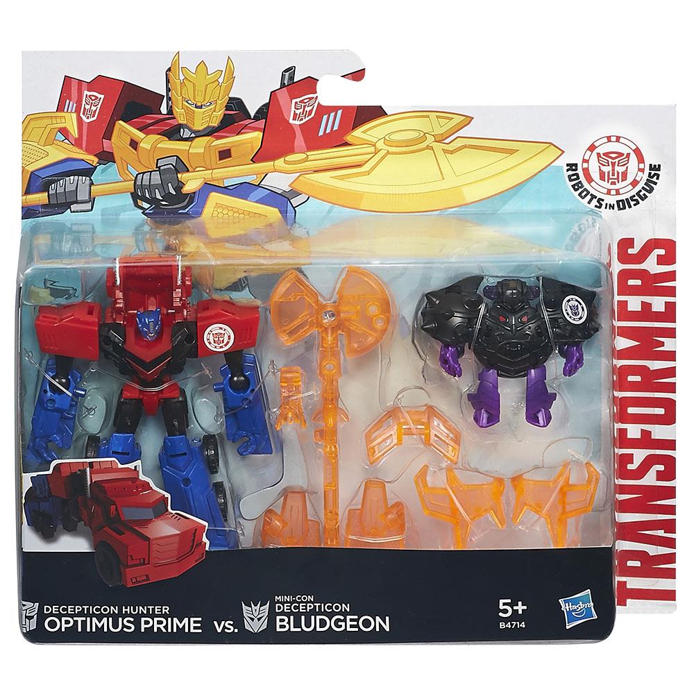 Transformers RID Optimus Prime Ve Bludgeon Mini-Con Figür Seti