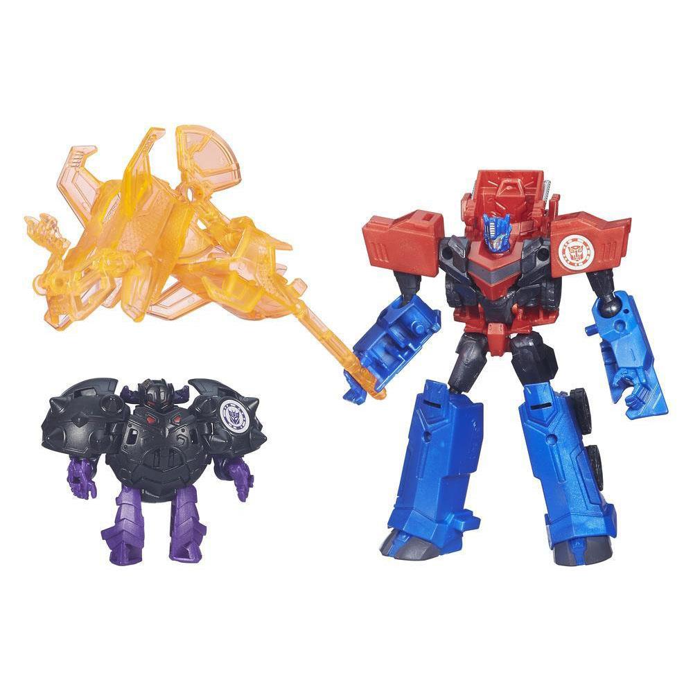 Transformers RID Optimus Prime Ve Bludgeon Mini-Con Figür Seti