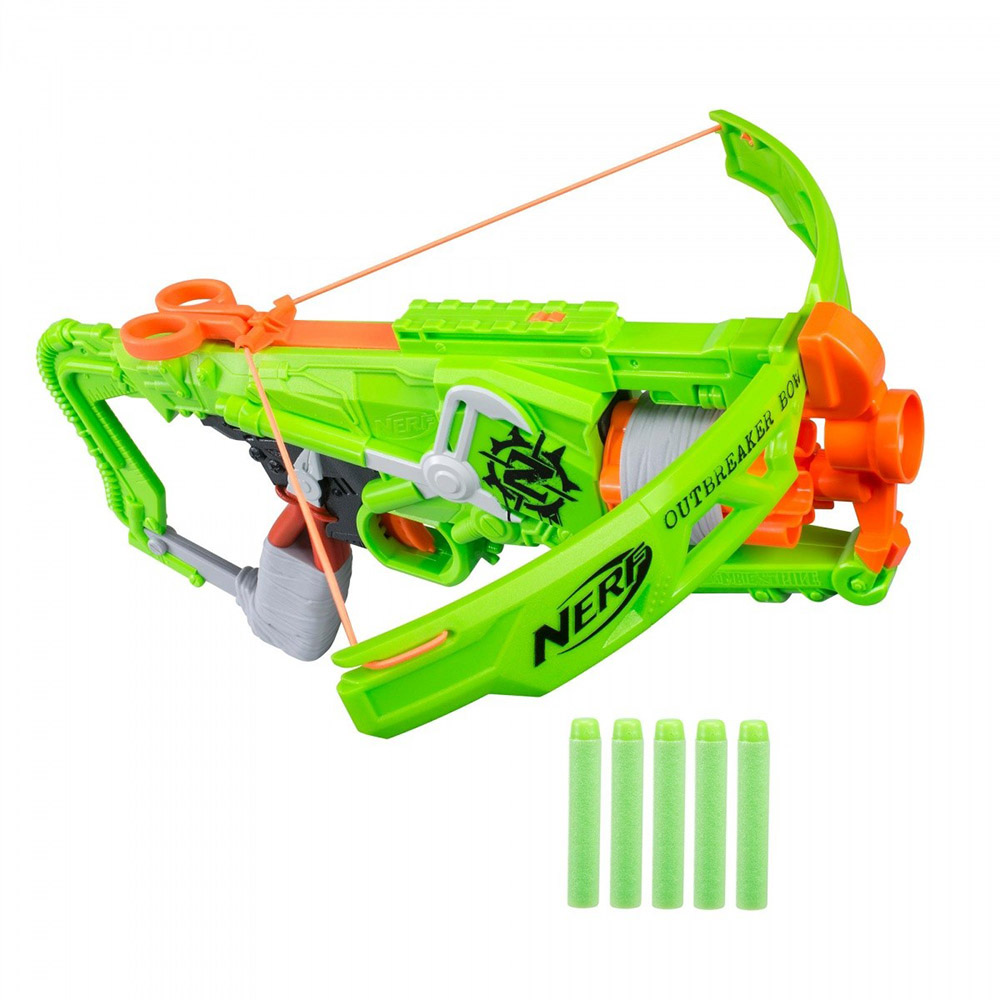 Nerf Zombie Strike Outbreaker Bow B9093