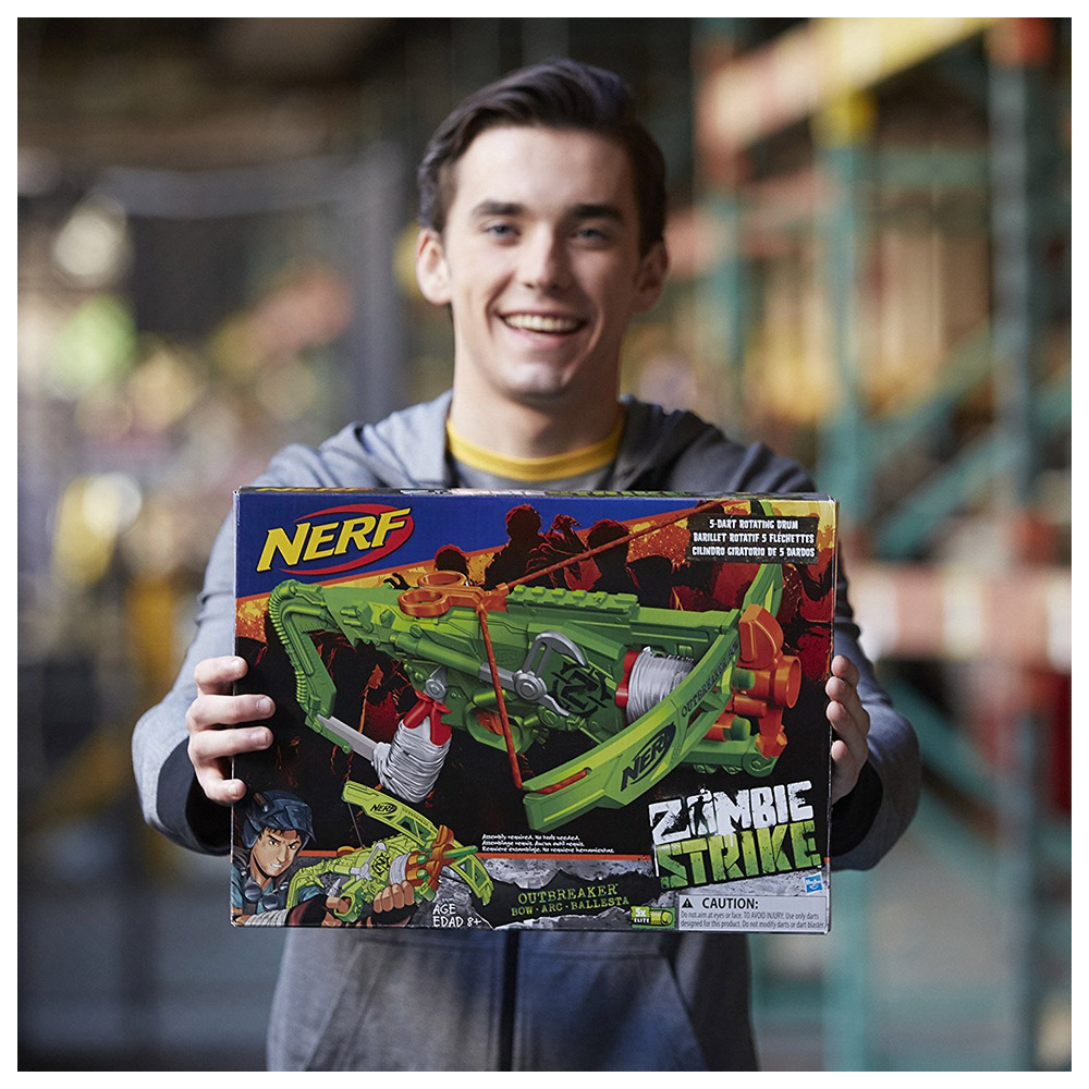Nerf Zombie Strike Outbreaker Bow B9093