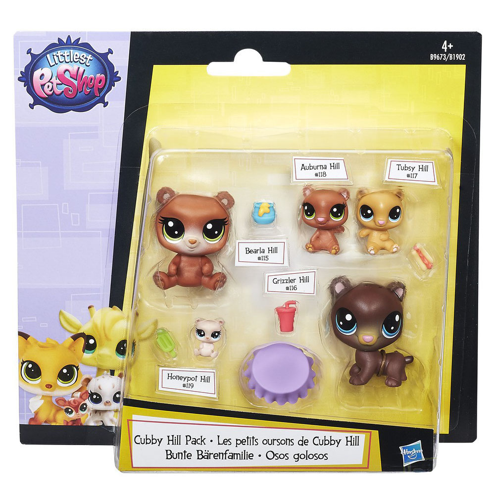 Pet Shop Minişler Cubby Hill Pack Miniş Ailesi Figür Oyun Seti