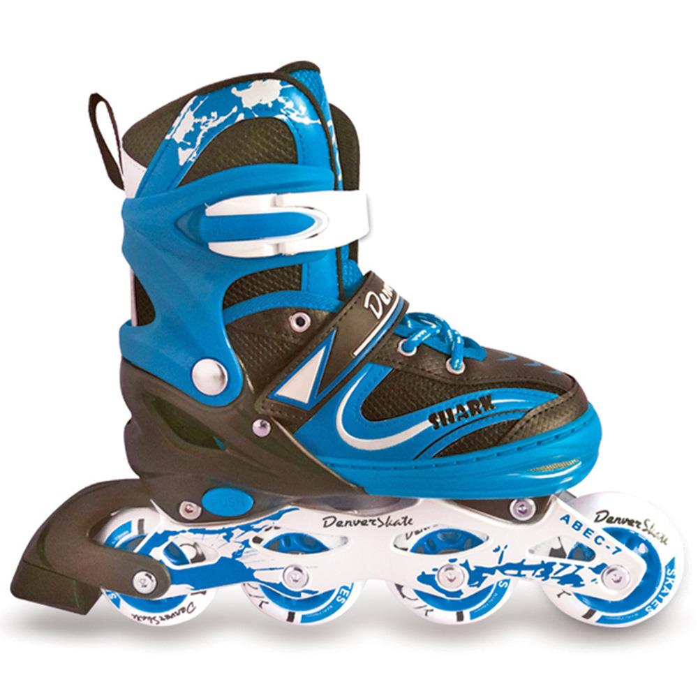 Denver Skate Shark Paten 34-37 Mavi
