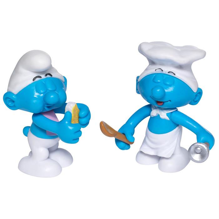 Şirinler Obur Şirin ve Aşçı Şirin İkili Figür