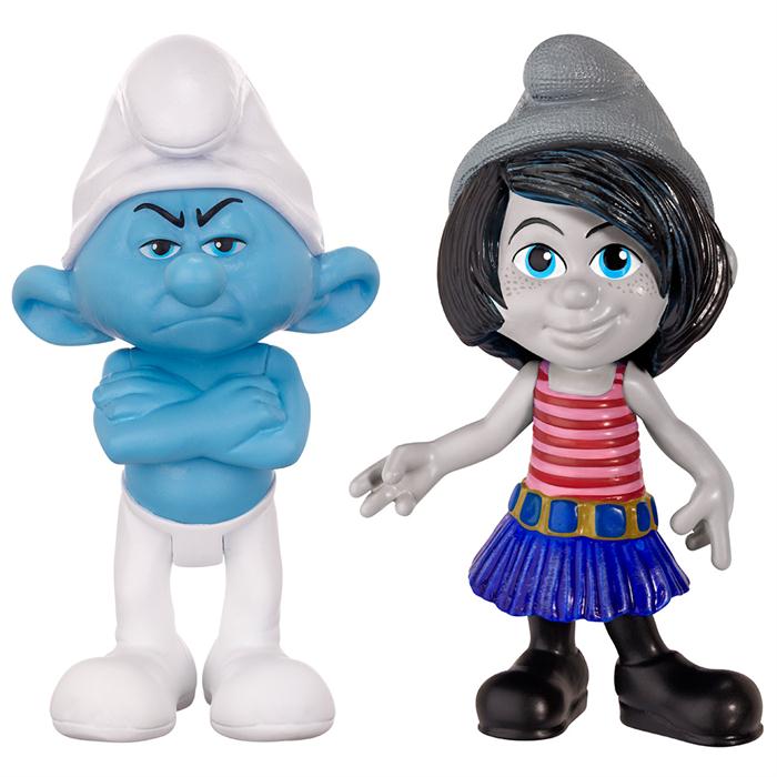 Şirinler Somurtkan Şirin ve Vexy Şirin İkili Figür