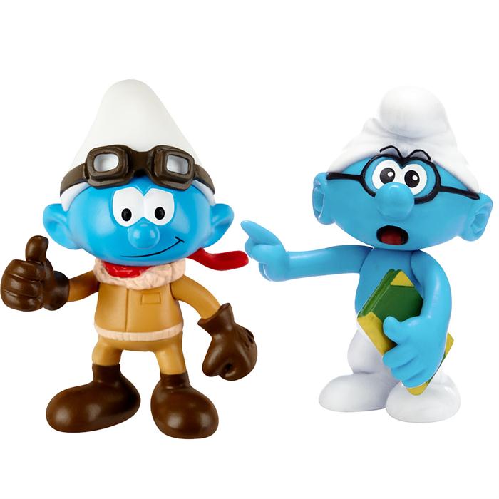 Şirinler Pilot Şirin ve Bilgin Şirin İkili Figür