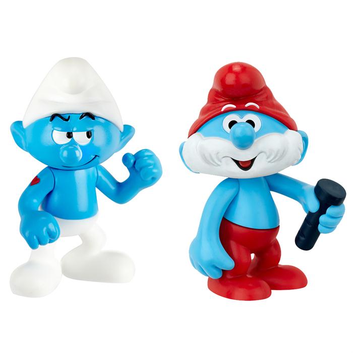 Şirinler Şirin Baba ve Güçlü Şirin İkili Figür