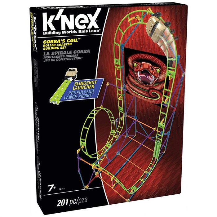 K’Nex Kobra Roller Coaster Seti Thrill Rides Knex 12451