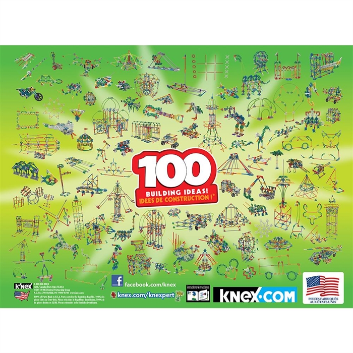 conco.① K'Nex 863 Parçalı 100 Farklı Model Building Set 12605 | Loco Poco