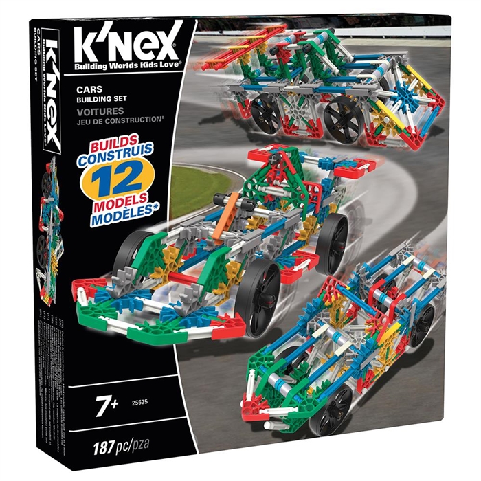 K'Nex 12 Farklı Model Araç Seti Building Set 25525 | Loco Poco Oyuncak