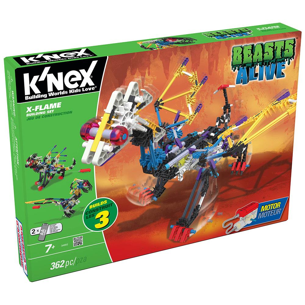 K’Nex X-Flame Yapım Seti (Motorlu) Beasts Alive Knex 34692