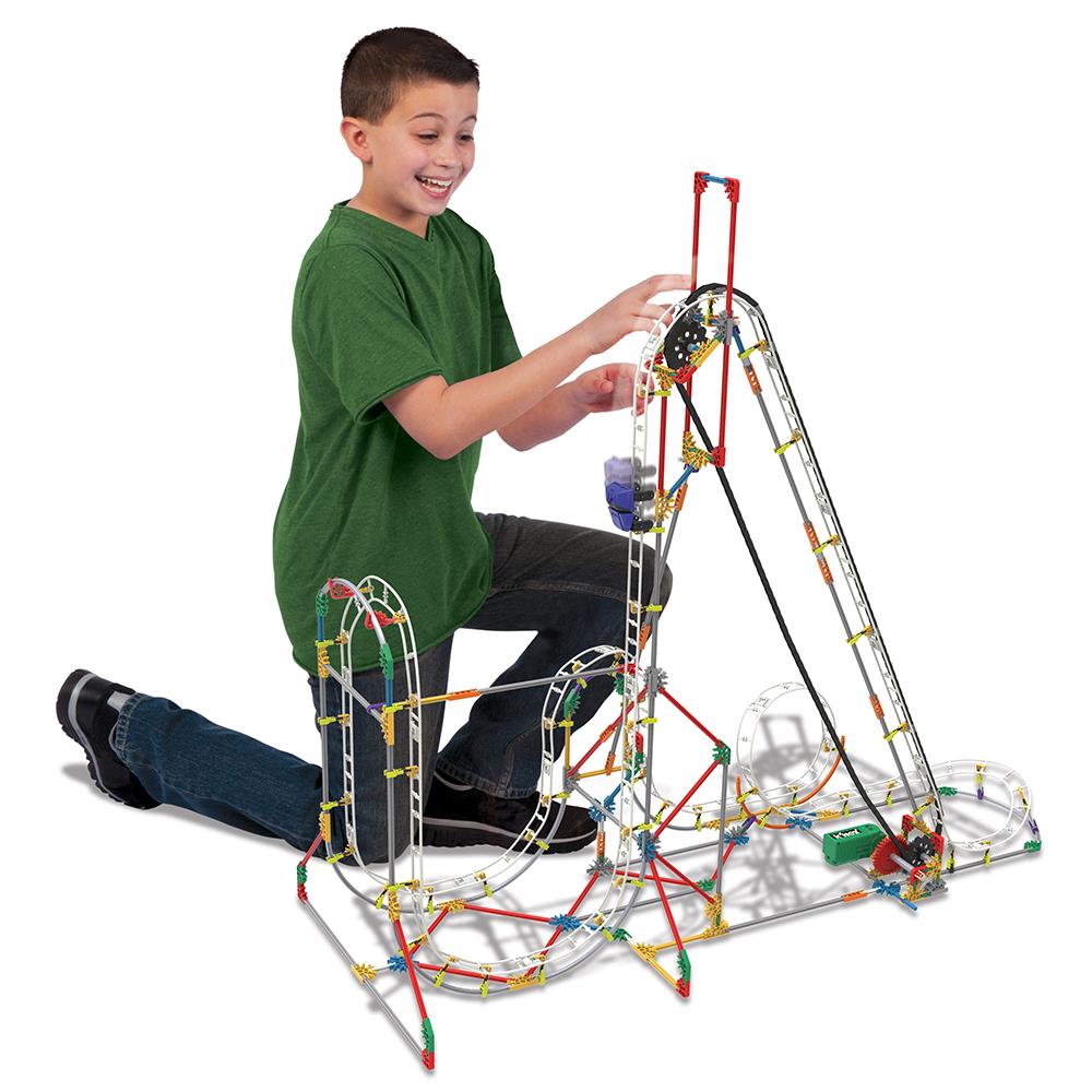 K’Nex Blizzard Blast Roller Coaster Seti (Motorlu) Thrill Rides K