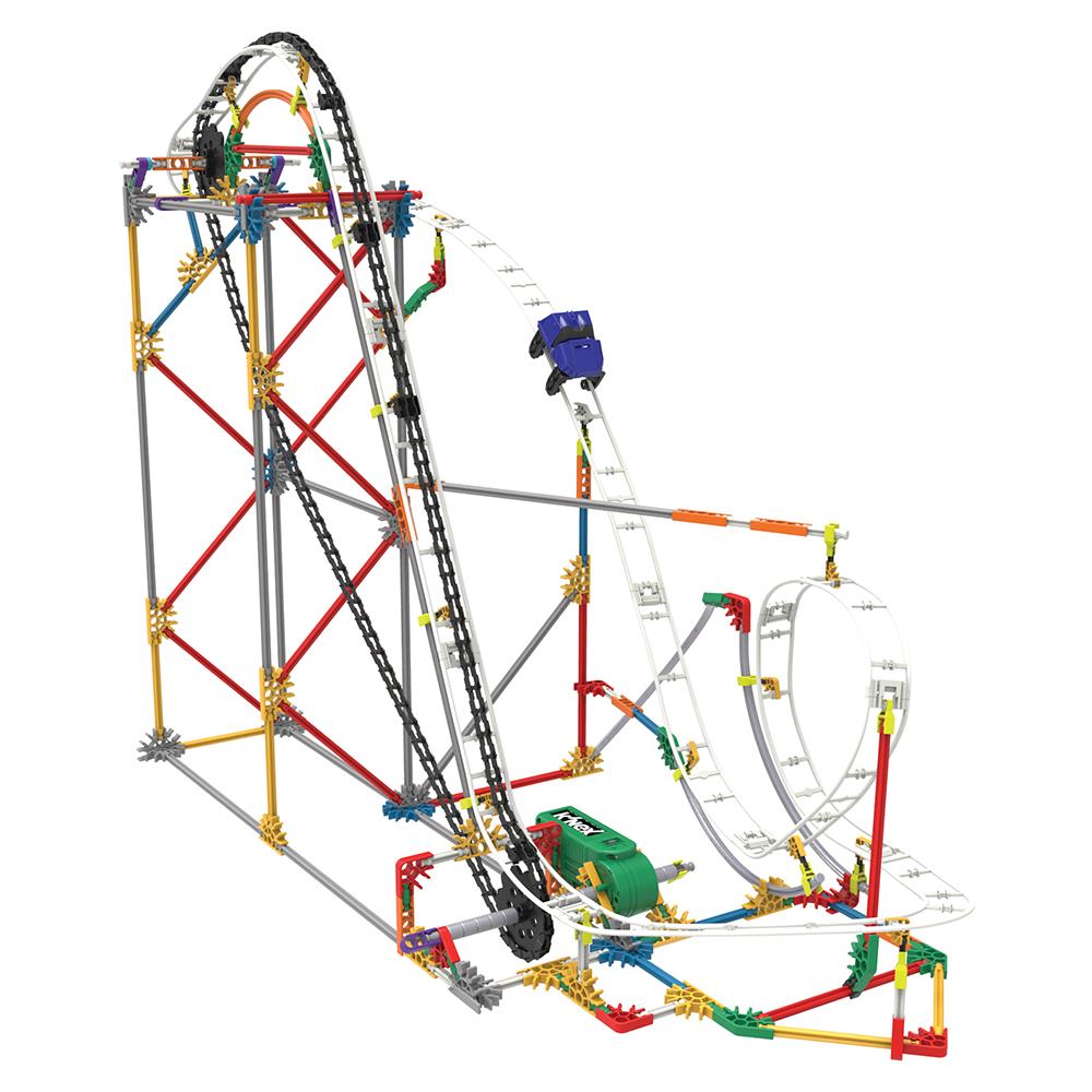 K’Nex Blizzard Blast Roller Coaster Seti (Motorlu) Thrill Rides K