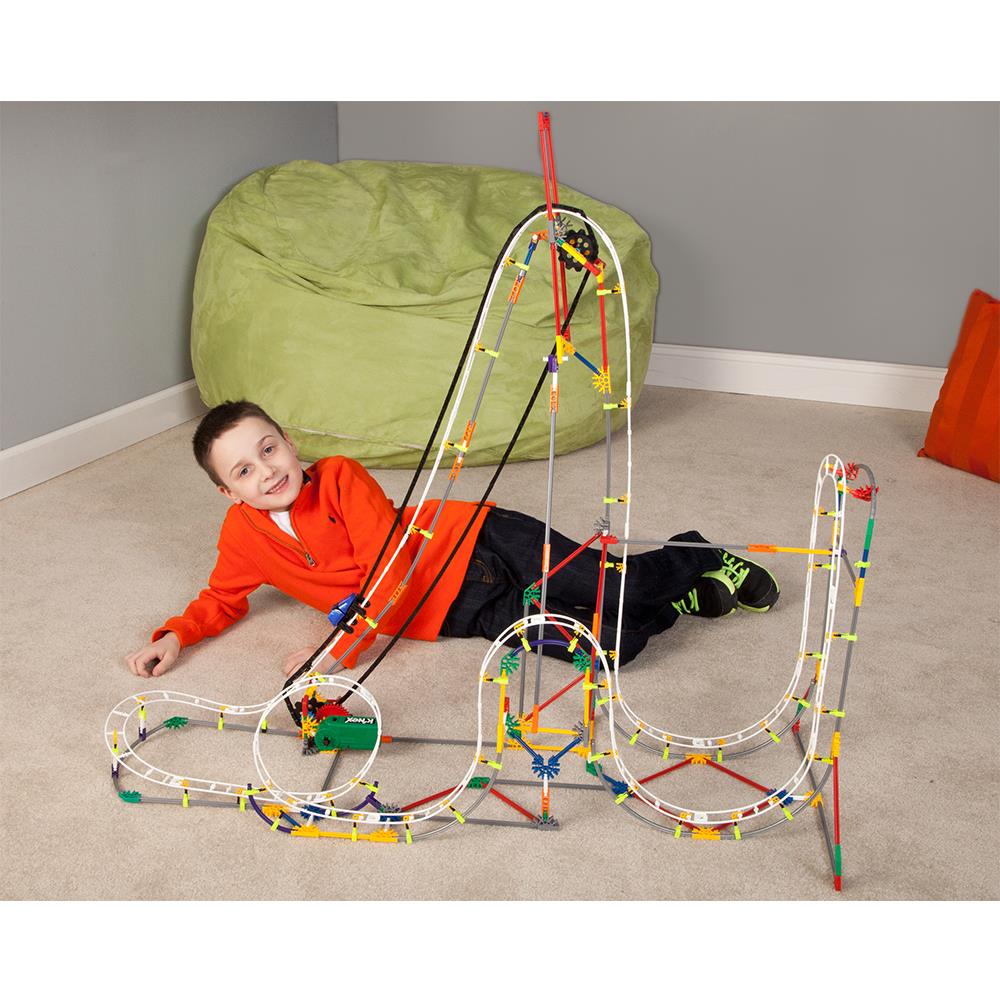 K’Nex Blizzard Blast Roller Coaster Seti (Motorlu) Thrill Rides K