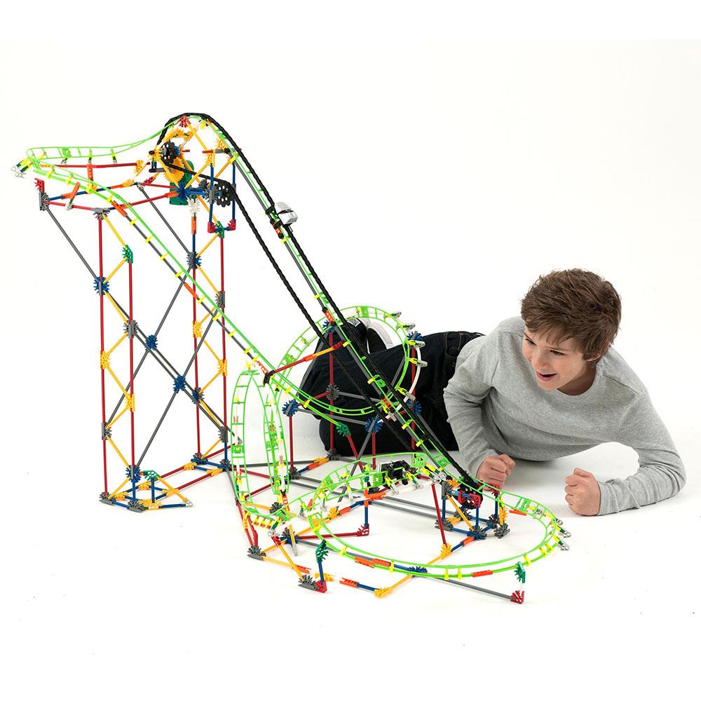 K’Nex Double Doom Roller Coaster Set (Motorlu) Thrill Rides Knex