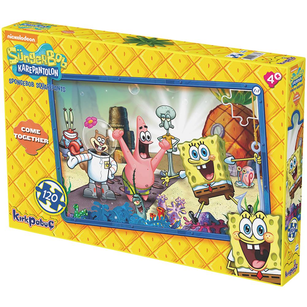 Kırkpapuç Sünger Bob Come Together Çocuk Puzzle