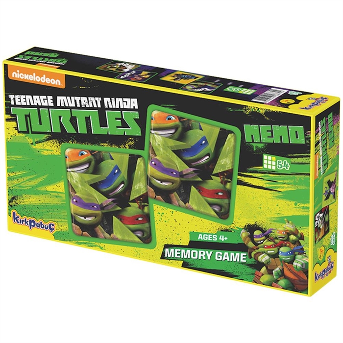 Kırkpapuç Ninja Turtles Memo Çocuk Puzzle