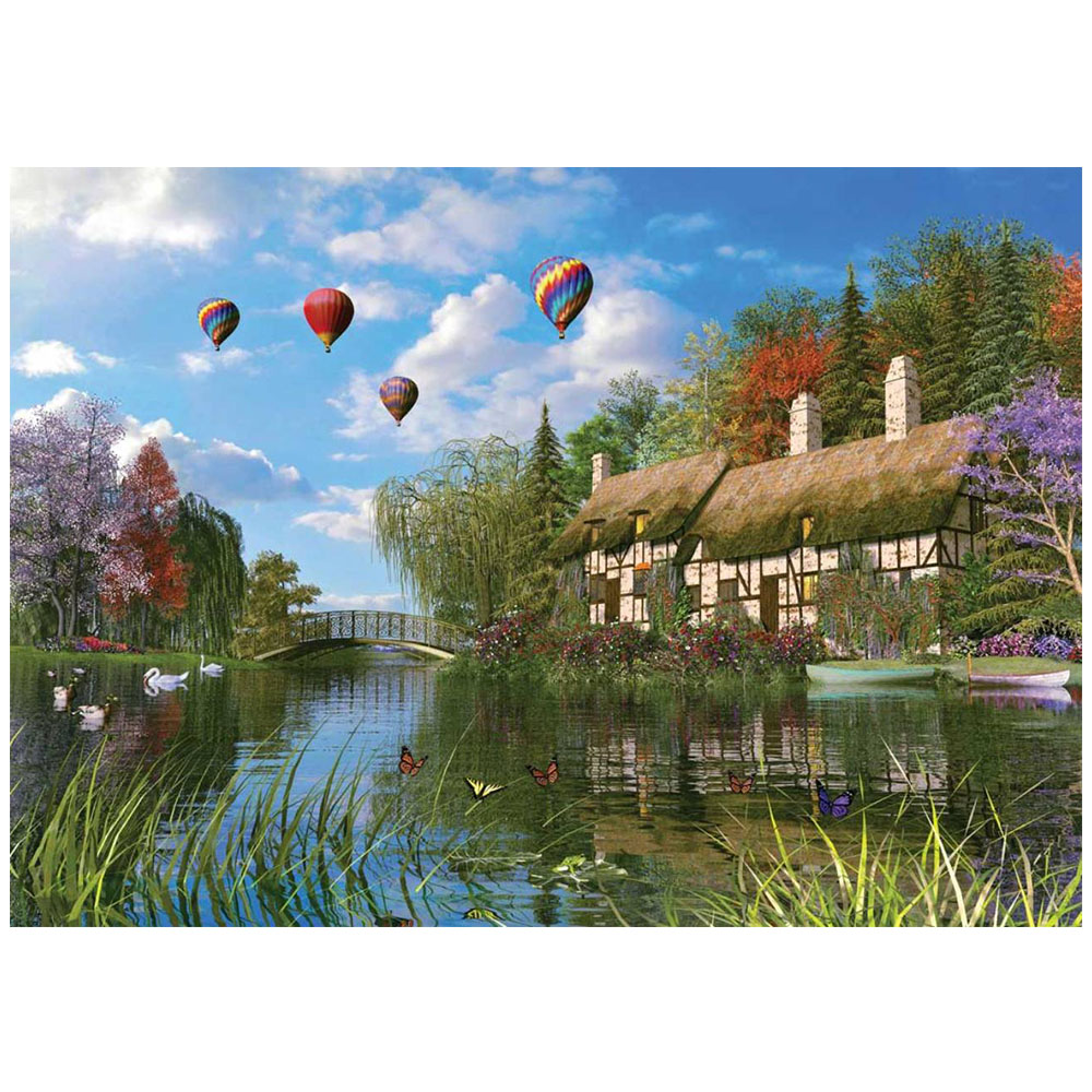 KS Puzzle Old River Cottage 1000 Parça