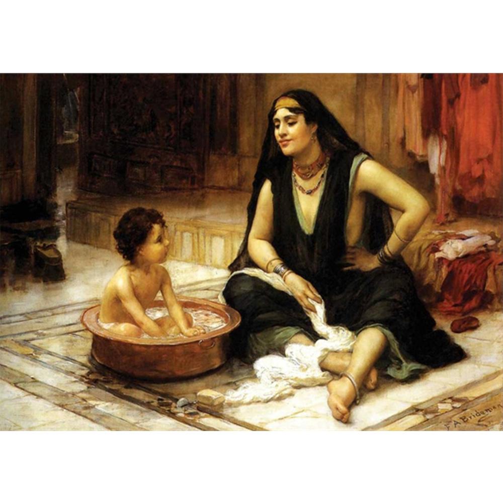 KS Puzzle 1000 Parça Puzzle Bathroom Frederic