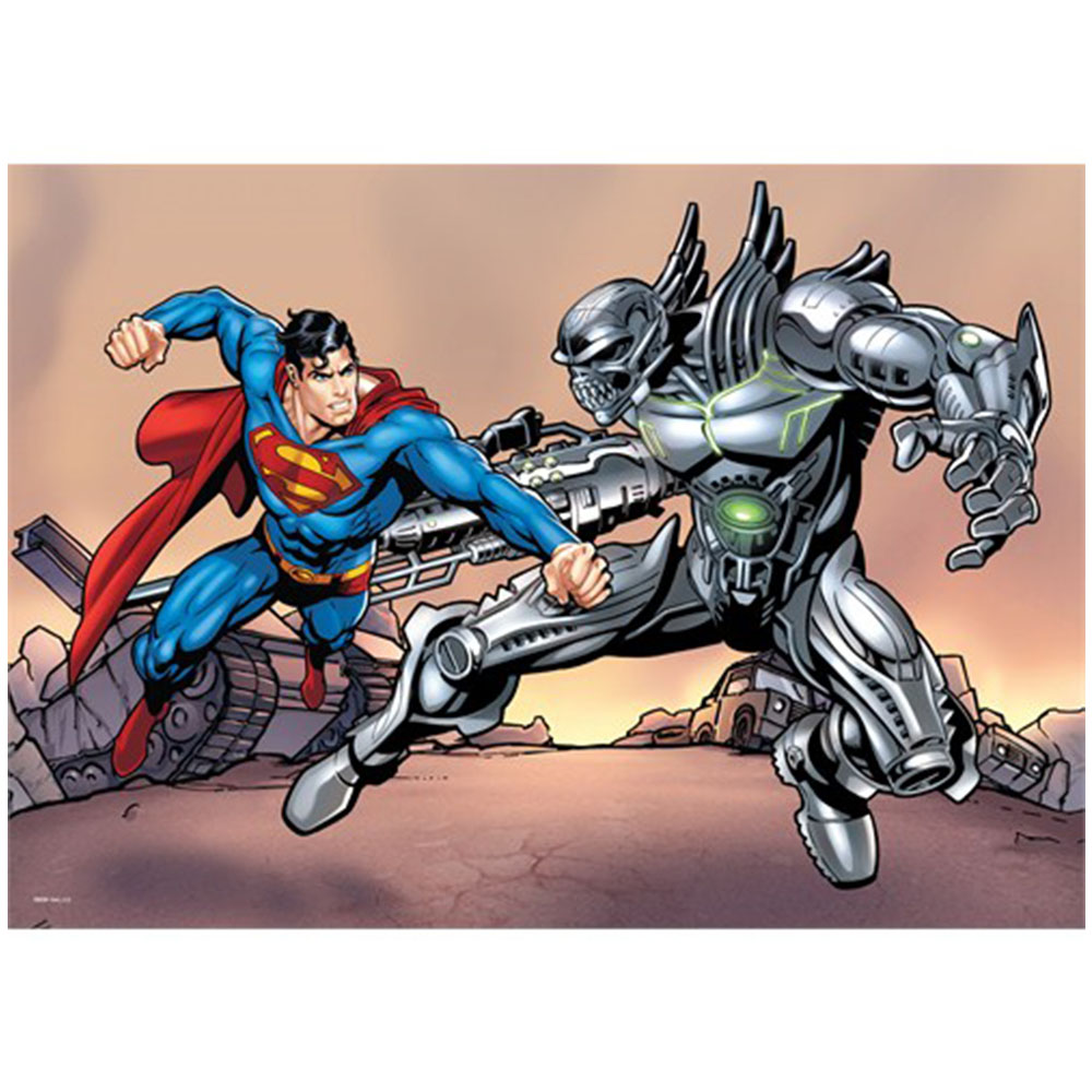 Ks Puzzle Superman Çocuk Puzzle 100 Parça
