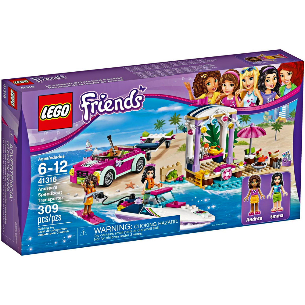Lego Friends Andreas Speedboat 41316