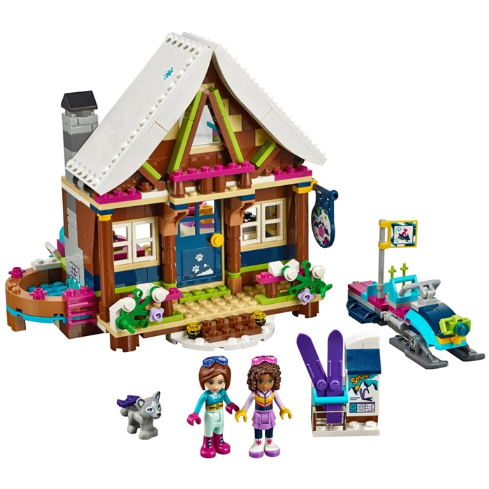 lego 41323 friends snow resort chalet