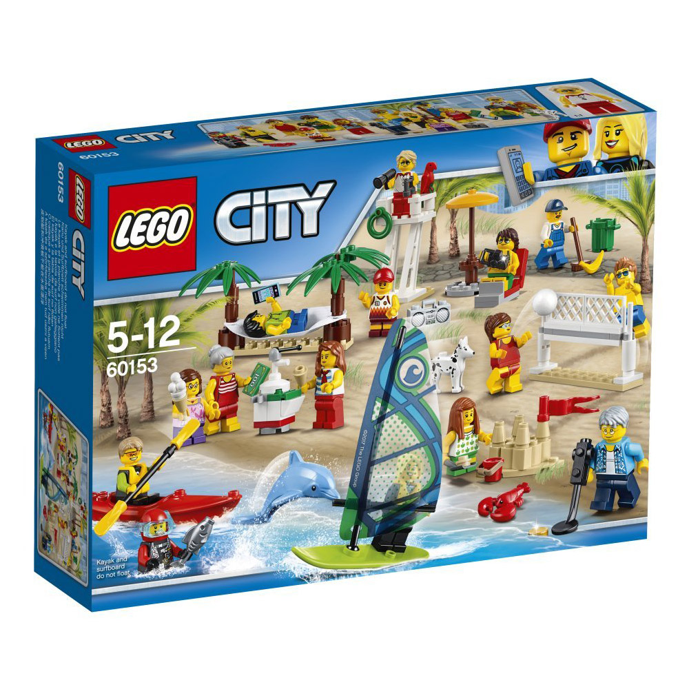 Lego City İnsan Paketi – Plajda Eğlence 60153