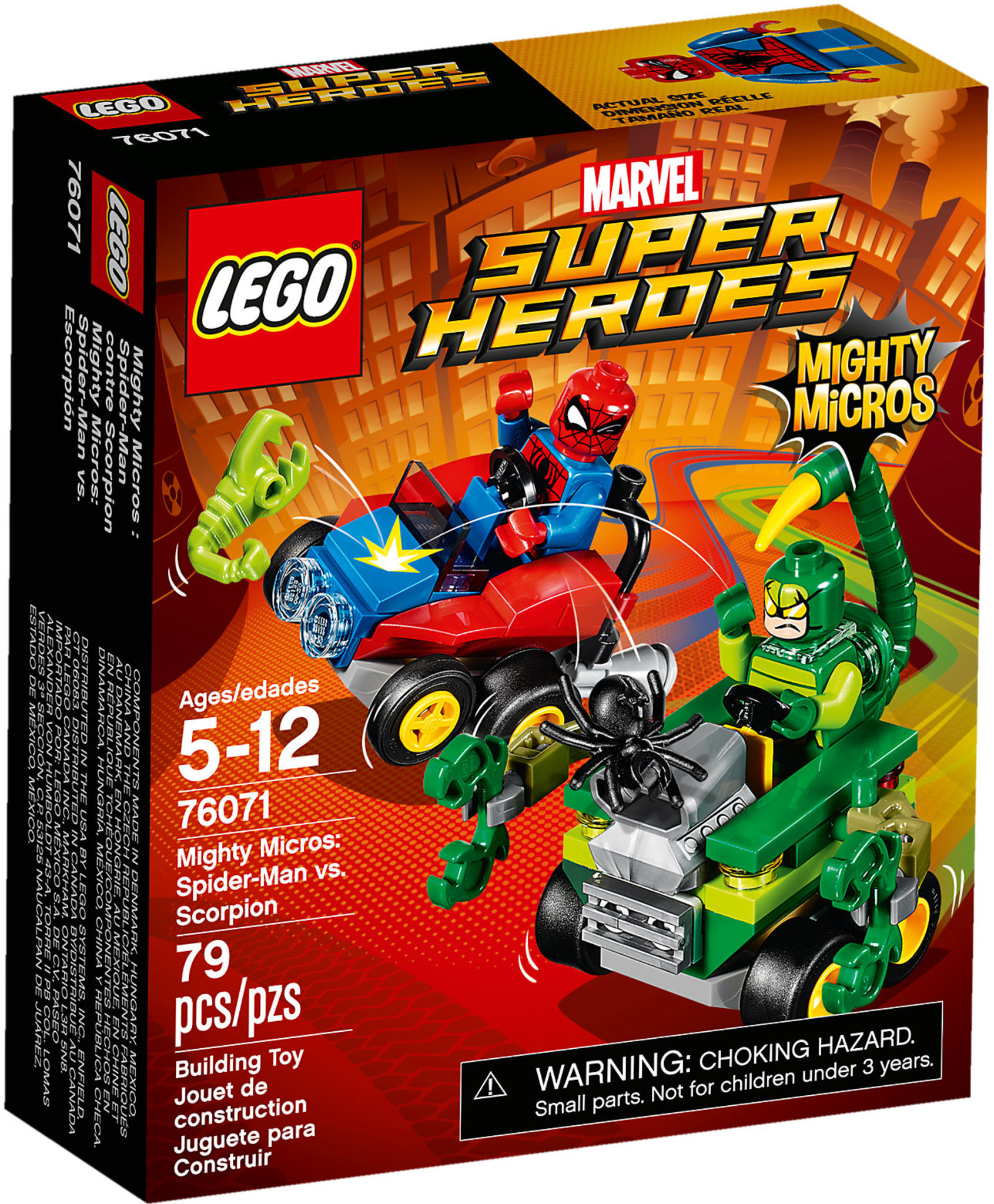 Lego Super Heroes SpiderMan Scorpion’a Karşı 76071