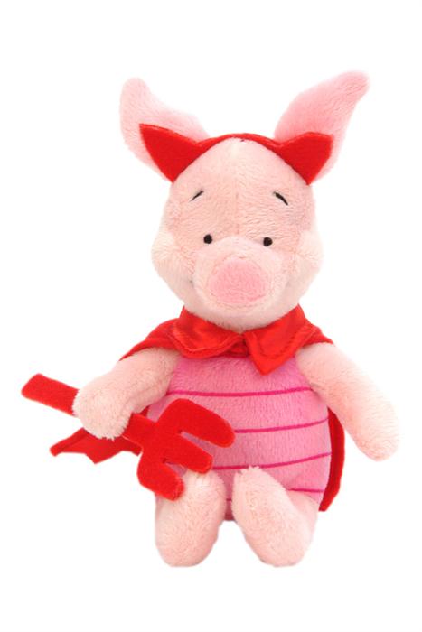 Piglet Şeytan Kostümlü Peluş Oyuncak 26 cm