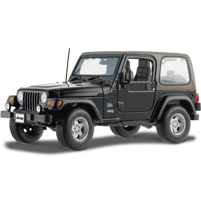 Maisto Wrangler Sahara Jeep 1:18 Model Araba S/E Siyah