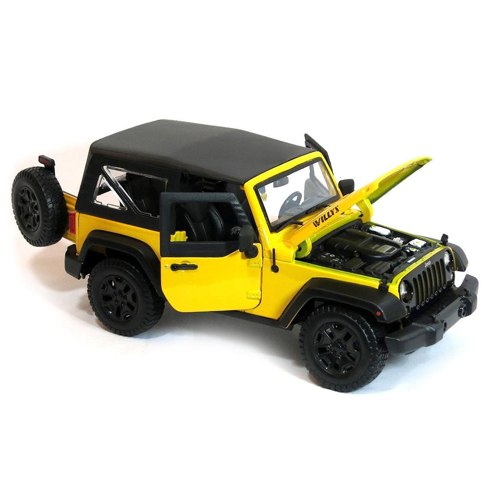 Maisto 1/18 2014 Model Jeep Wrangler Sarı