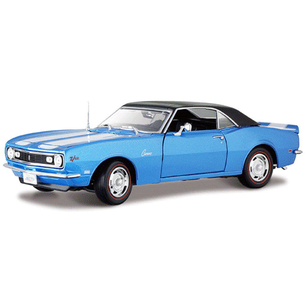 Maisto 1/18 1968 Chevrolet Camaro Z/28 Model Araba - Mavi