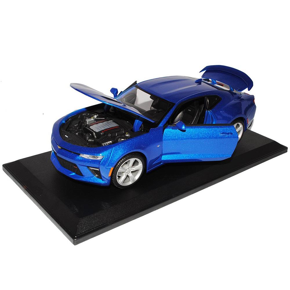 Maisto 1:18 2016 Chevrolet Camaro SS S/E Model Araba Mavi