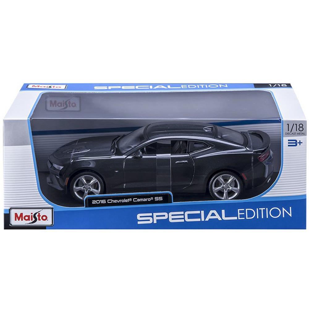 Maisto 1:18 2016 Chevrolet Camaro SS S/E Model Araba Füme