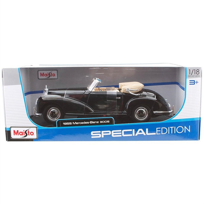 Maisto 1:18 1955 Mercedes-Benz 300 S Model Araba | Locopoco Oyuncak
