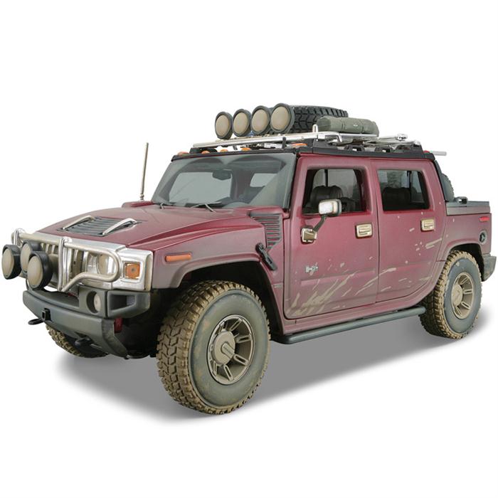 Maisto Hummer H2 Sut Concept 1:18 Model Araba Dirt Riders Kırmızı
