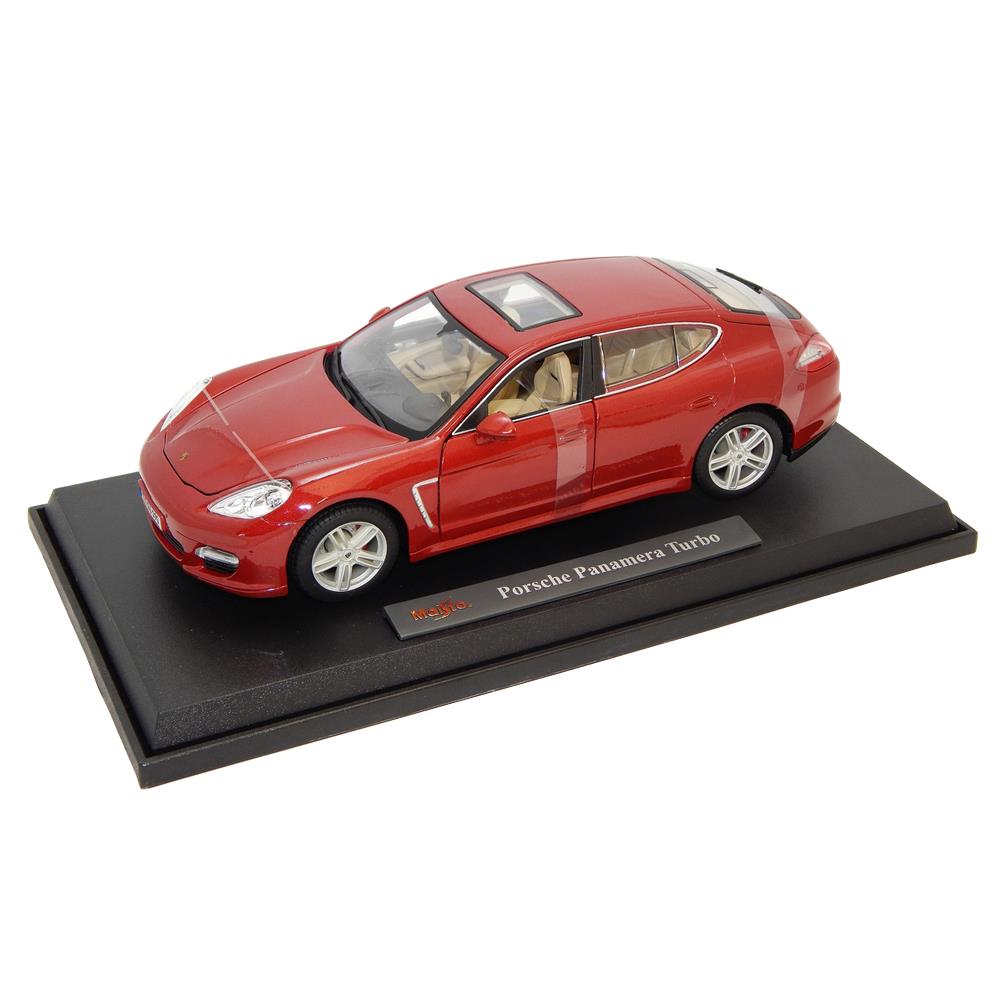 Maisto Porsche Panamera Turbo Araba 1:18 Model Araba P/E Kırmızı