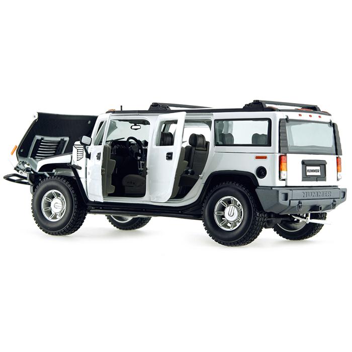 Maisto Hummer H2 Suv 2003 1:18 Model Araba P/E Beyaz
