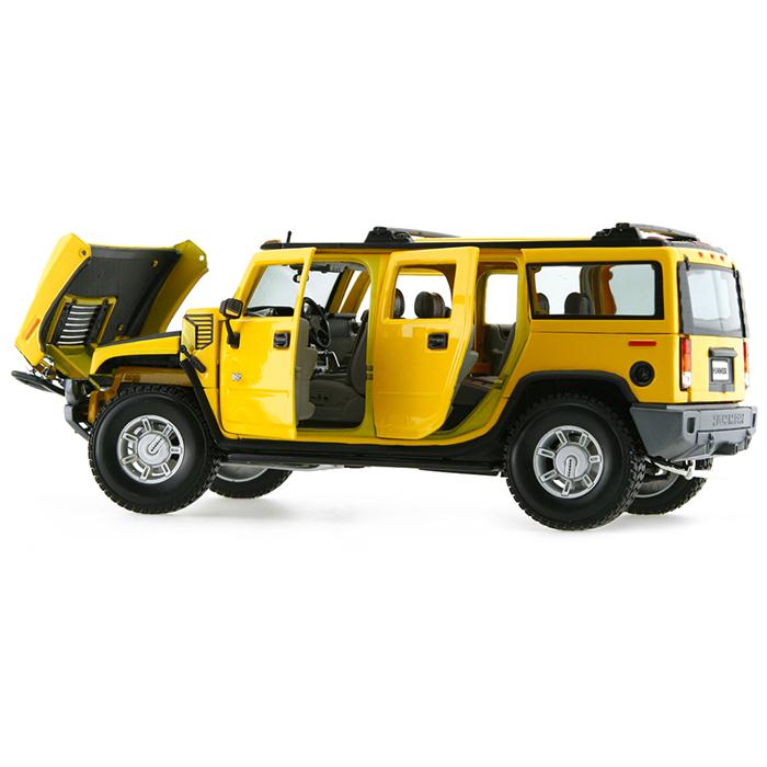 Maisto Hummer H2 Suv 2003 1:18 Model Araba P/E Sarı