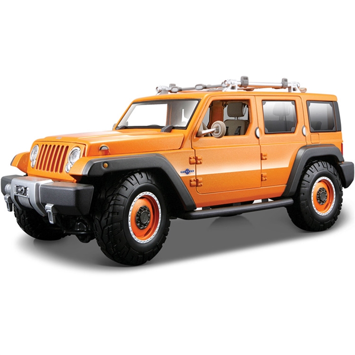 Maisto 1/18 Jeep Rescue Concept P/E Model Araba Turuncu