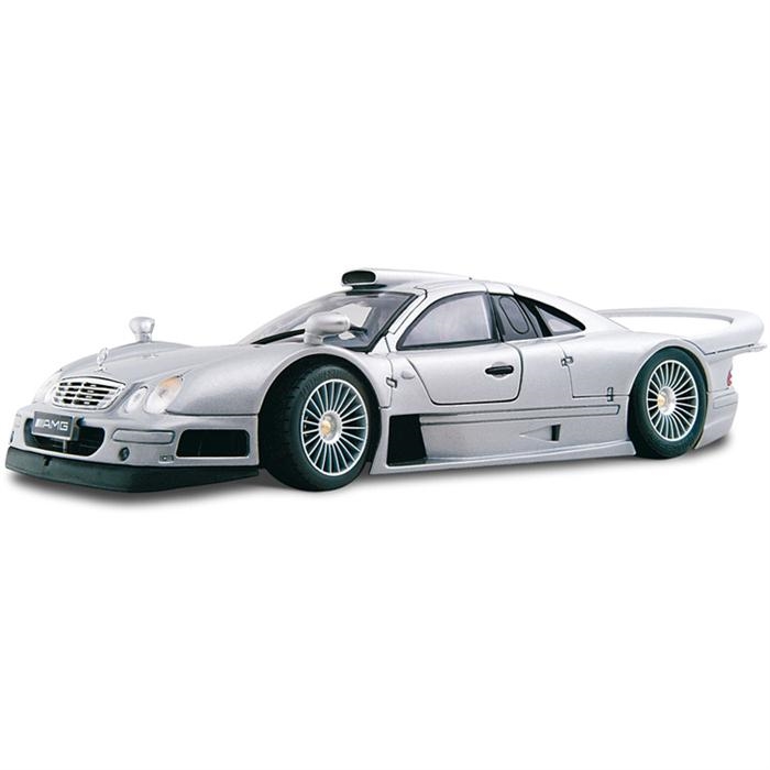 メルセデス・ベンツ CLK GTR 1/18（シルバー） Maisto Mercedes-Benz Clk-Gtr (Street) 1:18 Model Araba P/E Gri