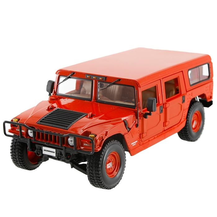 Maisto Hummer 4 Door Wagon 1:18 Model Araba P/E Kırmızı