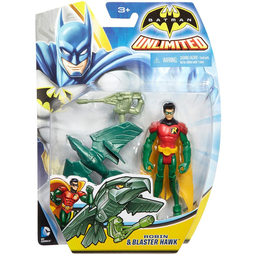 Batman Robin ve Blaster Hawvk Unlimited Figür Set
