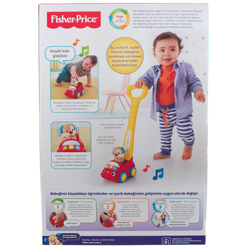 Fisher-Price Yaşa Göre Gelişim Eğitici Köpekçiğin Arabası