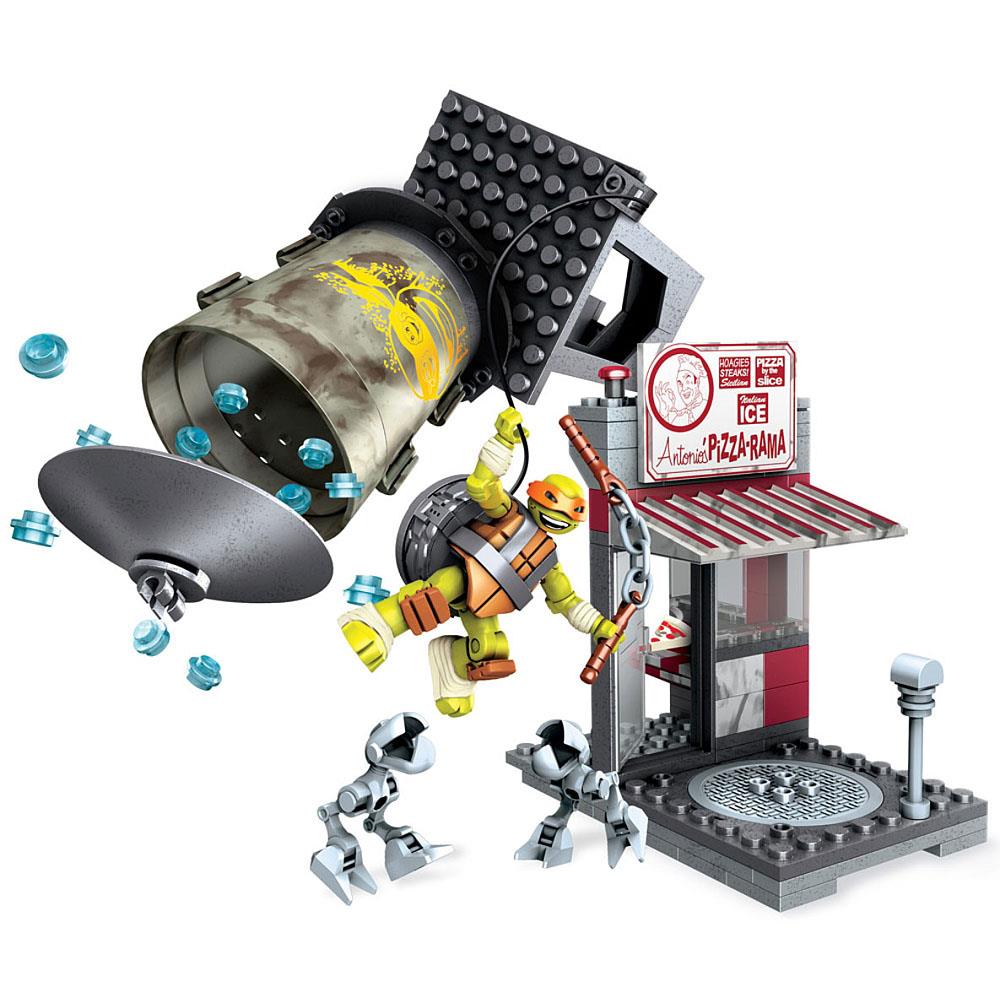 Mega Bloks Ninja Kaplumbağalar NYC Pizzeria Oyun Seti