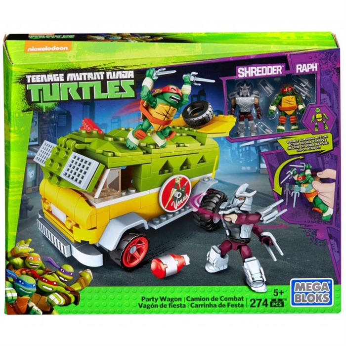 Mega Bloks Ninja Kaplumbağalar Party Van Oyun Seti