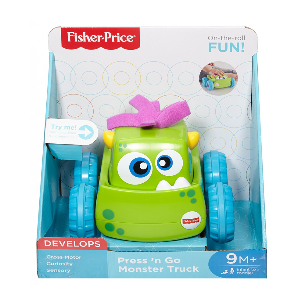 Fisher-Price Sevimli Canavarlar Kamyonu Yeşil DRG15