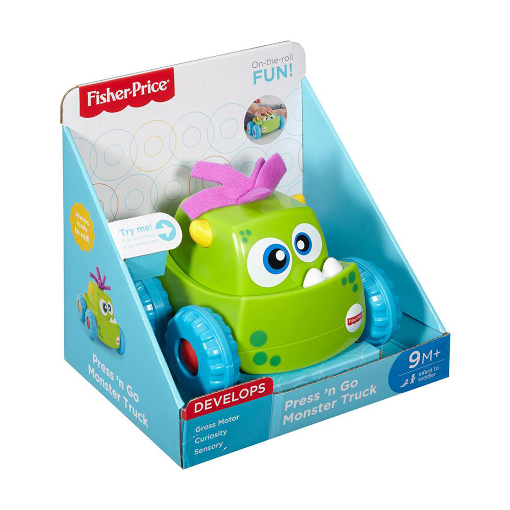 Fisher-Price Sevimli Canavarlar Kamyonu Yeşil DRG15
